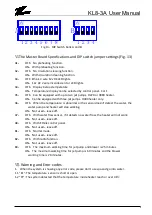 Preview for 9 page of ETHINK KL8-3A Installation & User Manual