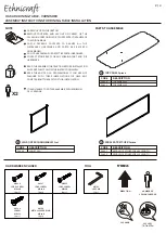 Предварительный просмотр 2 страницы Ethnicraft 50032-U Assembly Instructions