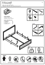 Предварительный просмотр 1 страницы Ethnicraft BED WITH SLATS Assembly Instruction