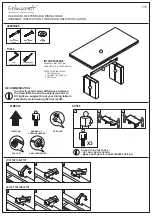 Preview for 1 page of Ethnicraft OAK DOUBLE EXTENDABLE DINING TABLE Assembly Instruction