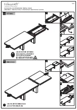 Preview for 5 page of Ethnicraft OAK DOUBLE EXTENDABLE DINING TABLE Assembly Instruction