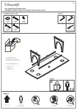 Ethnicraft OAK GEOMETRIC DINING TABLE Assembly Instructions preview