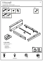 Предварительный просмотр 2 страницы Ethnicraft OAK MADRA 51201 Assembly Instructions