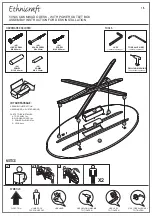 Ethnicraft OAK MIKADO 50546 Assembly Instruction For Desk Installation предпросмотр