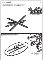 Preview for 3 page of Ethnicraft OAK MIKADO 50546 Assembly Instruction For Desk Installation