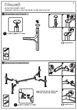 Preview for 2 page of Ethnicraft OAK NEXUS DINING TABLE Assembly Instruction For Installation