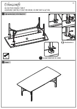 Preview for 3 page of Ethnicraft OAK NEXUS DINING TABLE Assembly Instruction For Installation