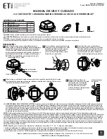 Предварительный просмотр 3 страницы ETI Solid State Lighting 504081020 Use And Care Manual