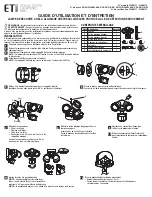 Предварительный просмотр 3 страницы ETI Solid State Lighting 51406111 Use And Care Manual