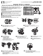 Предварительный просмотр 5 страницы ETI Solid State Lighting 51406111 Use And Care Manual