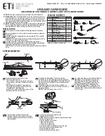 Предварительный просмотр 1 страницы ETI Solid State Lighting 53508101 Use And Care Manual