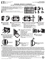 Предварительный просмотр 3 страницы ETI Solid State Lighting 53901111 Use And Care Manual