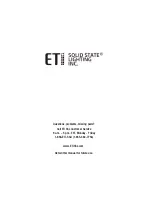 Preview for 10 page of ETI Solid State Lighting 54655441 Use And Care Manual