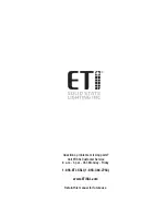 Preview for 8 page of ETI Solid State Lighting GROW ELITE 55402161 Use And Care Manual