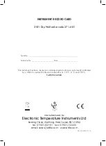 Предварительный просмотр 10 страницы ETI 271-401 User Manual