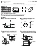 Preview for 1 page of ETI 504091120 Use And Care Manual