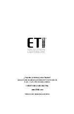 Preview for 17 page of ETI 53302162 Use And Care Manual