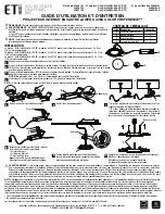 Предварительный просмотр 2 страницы ETI 53840101 Use And Care Manual