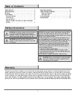 Preview for 2 page of ETI 54320142 Use And Care Manual