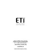 Предварительный просмотр 16 страницы ETI 54466101 Use And Care Manual