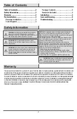 Предварительный просмотр 2 страницы ETI 54676341 Use And Care Manual