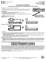 ETI 64101143 Use And Care Manual предпросмотр