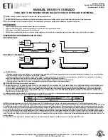 Предварительный просмотр 3 страницы ETI 641051 Series Use And Care Manual