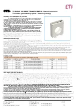 ETI CTE Series Manual Instruction предпросмотр