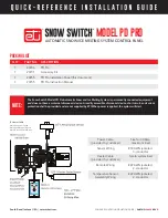 ETI Snow Switch PD PRO Quick Reference Installation Manual предпросмотр