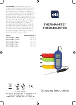 ETI THERMAMITE Operating Instructions предпросмотр