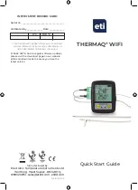 ETI THERMAQ WIFI Quick Start Manual предпросмотр