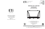 Предварительный просмотр 9 страницы ETI WP-130-850-MV Use And Care Manual