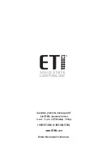 Предварительный просмотр 8 страницы ETI WR-4-36-940-MV-D Use And Care Manual