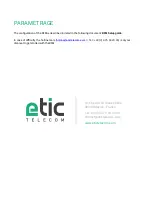 Предварительный просмотр 18 страницы Etic Telecom RFM-E-400 User Manual