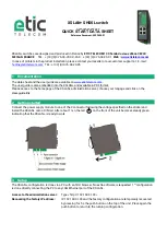 Предварительный просмотр 2 страницы Etic Telecom XSLAN+ Quick Start