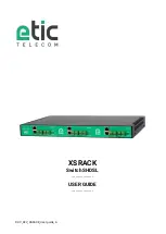 Etic Telecom XSRACK User Manual предпросмотр