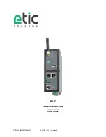 Предварительный просмотр 1 страницы ETIC IPL-C User Manual