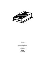 ETIC MR1200 User Manual preview