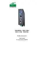 ETIC RAS- G134e User Manual preview