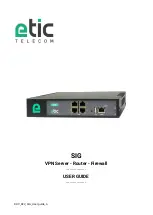 ETIC SIG Series User Manual предпросмотр