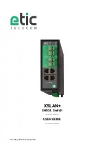 Предварительный просмотр 1 страницы ETIC XSLAN+ Series User Manual