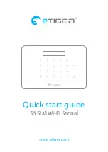 eTIGER S6 SIM Wi-Fi Secual Quick Start Manual предпросмотр