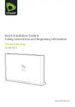 Предварительный просмотр 1 страницы Etisalat DGA4231ETI Quick Installation Manual & Safety Instructions And Regulatory Information