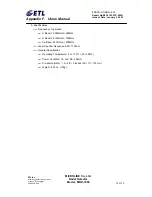 Preview for 12 page of ETL MRD-1000 User Manual