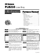 Предварительный просмотр 1 страницы ETL PLB210 Low Boy Manual