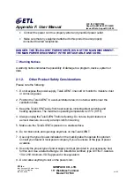 Preview for 9 page of ETL TeleCLIENT TC7530 Series User Manual
