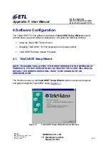 Preview for 18 page of ETL TeleCLIENT TC7530 Series User Manual