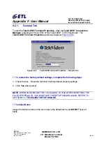 Preview for 49 page of ETL TeleCLIENT TC7530 Series User Manual