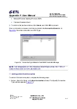 Preview for 61 page of ETL TeleCLIENT TC7530 Series User Manual