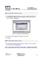 Preview for 66 page of ETL TeleCLIENT TC7530 Series User Manual